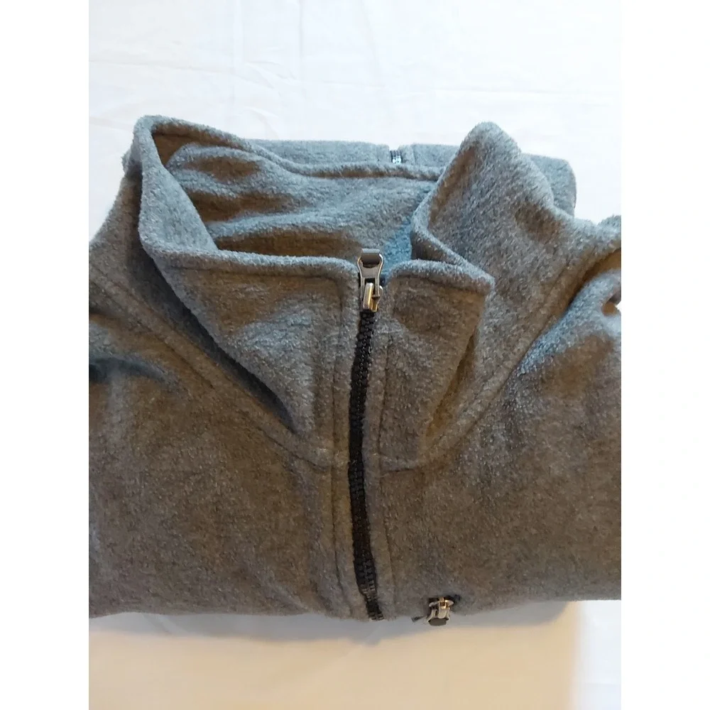 Outdoor Outfitters Men's 4XB Fleece Jacket Gray/Charcoal‎ Full Zip